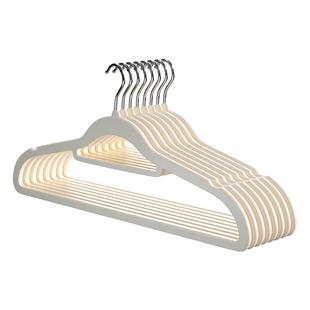 【整理师专用】植绒衣架家用挂衣防滑无痕防肩角晾晒衣服干湿两用