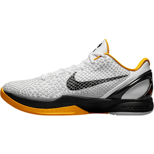 Nike Kobe 6 科比 ZK6 季后赛 黑白黄篮球鞋 CW2190-100-300-002