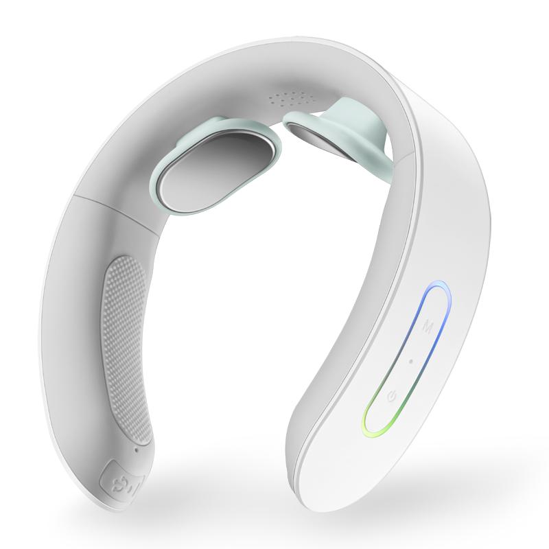 小熊頸椎按摩器脈沖頸部按摩儀電動(dòng)護(hù)頸揉捏按摩熱敷脖子疏通神器