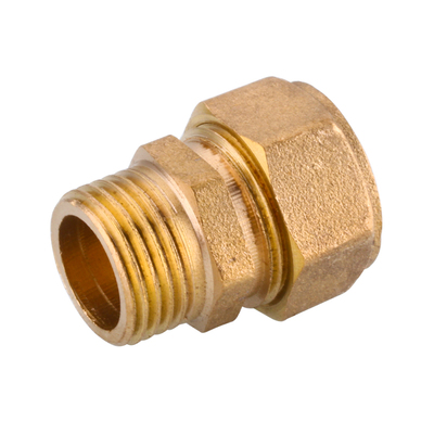 1418铝塑管接头太阳能天然气热水器全铜燃气内外丝弯头三通配件