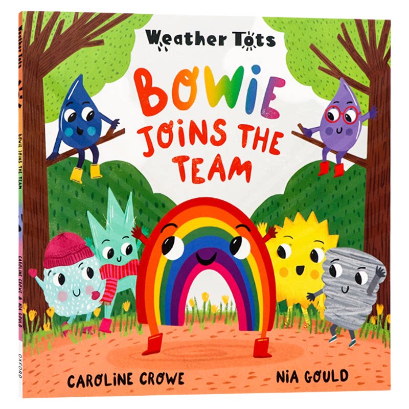 牛津精品绘本天气小孩系列 鲍伊加入小队 英文原版 Weather Tots Bowie Joins the Team 全彩趣味插图 亲子共读英语早教启蒙图画书