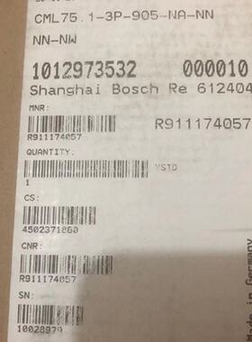 议价力士乐Rexroth逻辑控制器 CML75.1-3P-905-NA-NNNN-NW R91117