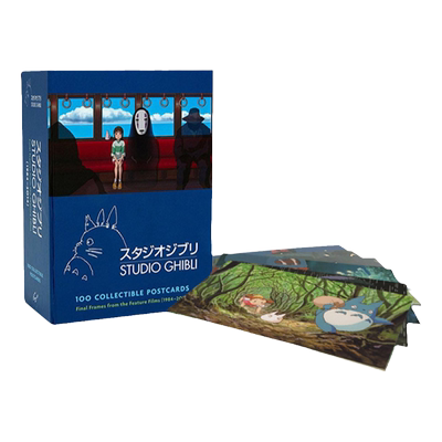 预售 英文原版 Studio Ghibli 100 Collectible Postcards 龙猫 千与千寻 吉卜力100张经典动画明信片 宫崎骏电影文创周边