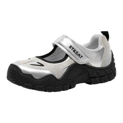 星期六日系软底魔术贴勃肯鞋