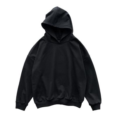 BOHRHOO25AW「450G高克重+恒温蓄暖」短宽版型素色基础连帽卫衣男