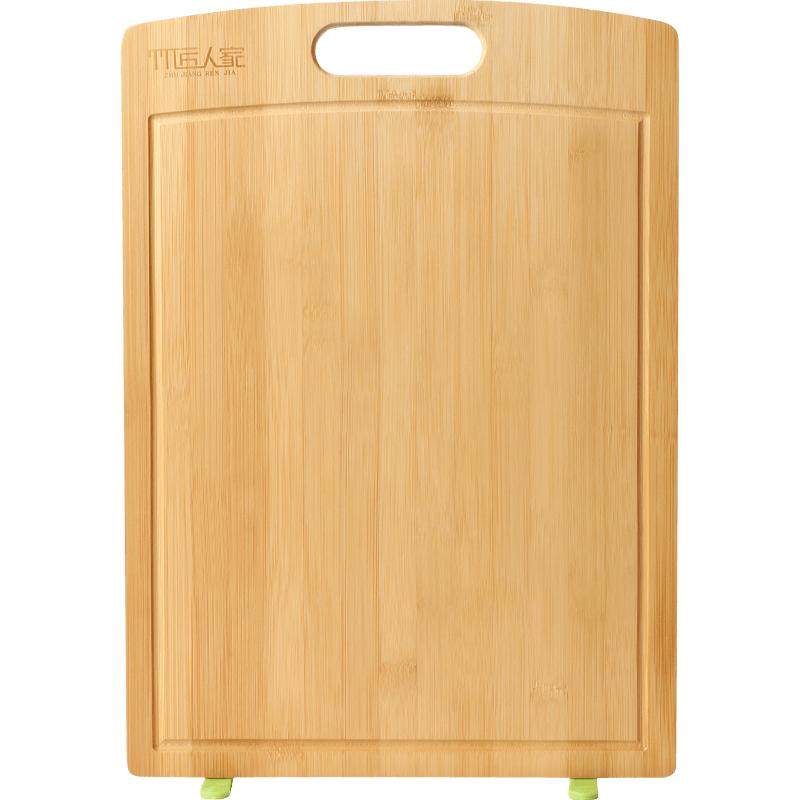 竹匠防霉抗菌菜板实木竹子案板厨房切菜板面板家用砧板占板刀粘板