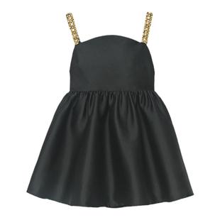 【Jisoo智秀同款】self-portrait 经典黑钻饰吊带连衣裙