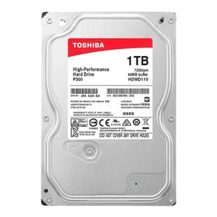 全新3.5寸CMR垂直东芝P300 7200转1T台式机电脑机械硬盘录像监控