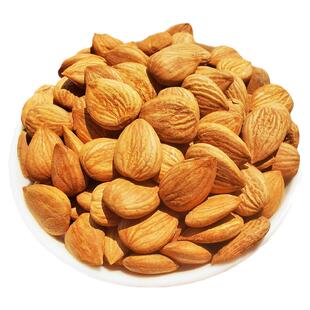 新疆特产甜杏仁南杏仁白杏仁坚果新货原味生杏仁坚果散装称斤500g