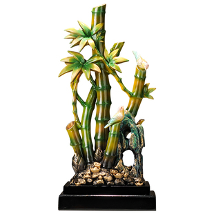 节节高升招财富贵竹子摆件客厅旺宅电视柜装饰办公室乔迁新居礼品