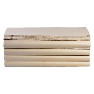 华济加厚仿古色手工半生半熟无格毛边纸书法练习专用纸初学者毛笔字作品纸纯竹浆三尺四尺六尺屏八尺屏