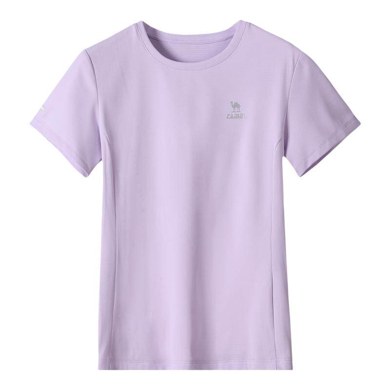 骆驼运动速干T恤女短袖2026夏季新款户外健身瑜伽徒步内搭上衣男