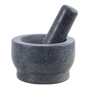 老青石蒜臼子捣蒜器石臼对窝家用砸蒜蓉压剥蒜钵蒜泥研钵捣药老式