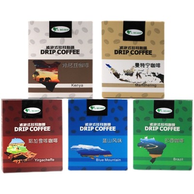 滤泡式挂耳lbeans现磨咖啡粉美式