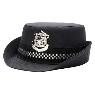 新款女保安帽子 保安便帽 女保安大沿帽 女保安翻边帽