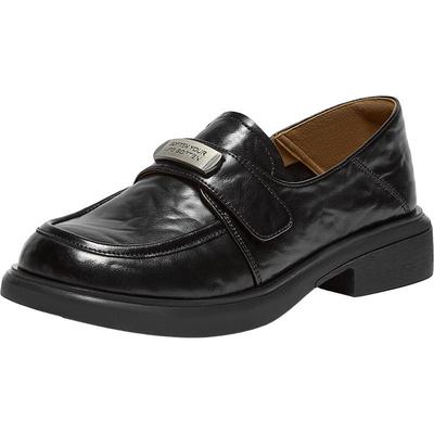 【栗子可可】百思图2025秋商场新款英伦乐福鞋皮鞋女单鞋W0227CA5