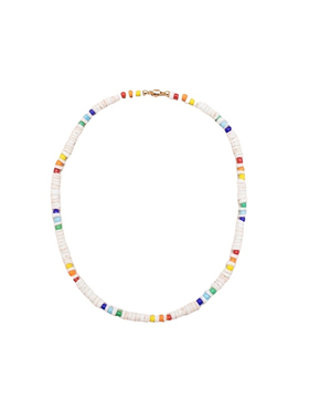 GGXR天然贝壳彩珠项链