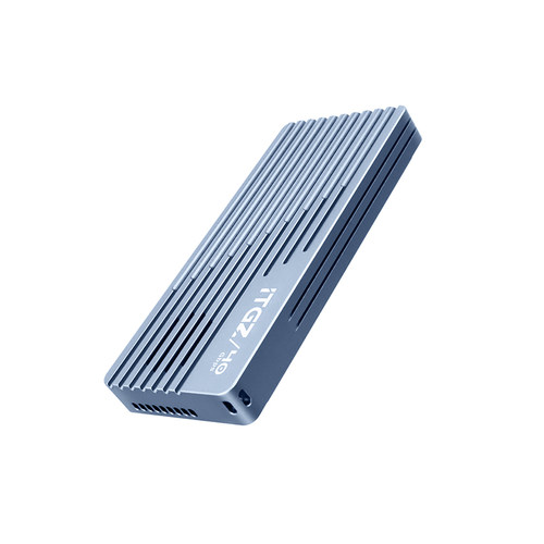 ITGZ USB4硬盘盒m240Gbps兼容雷电4/3风扇风道散热nvme硬盘外接盒