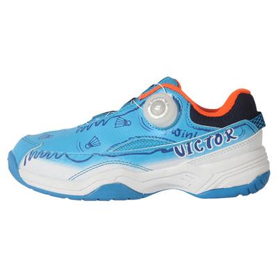 威克多儿童羽毛球鞋纽扣鞋