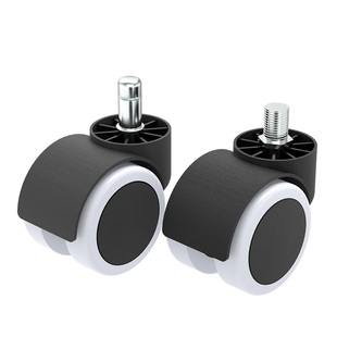 转椅通用轮子万向轮椅子座椅脚轮配件电竞椅轮子办公椅滑轮2寸轮