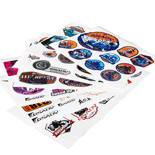 GSADV铝箱行李箱贴纸摩托车机车贴画三边尾箱反光车贴装饰贴花