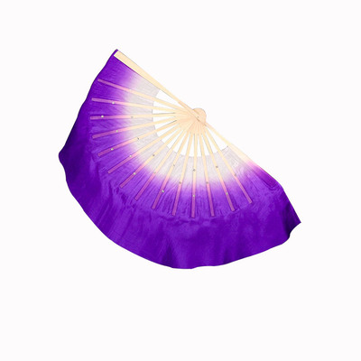 渐变幼儿园道具小号红色舞蹈扇子