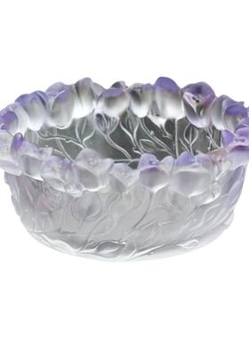 琉璃高端糖果罐摆件居家客厅餐厅桌面摆放轻奢家用水果盆果盘