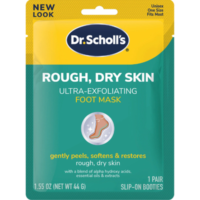 DrScholls超级去角质足膜