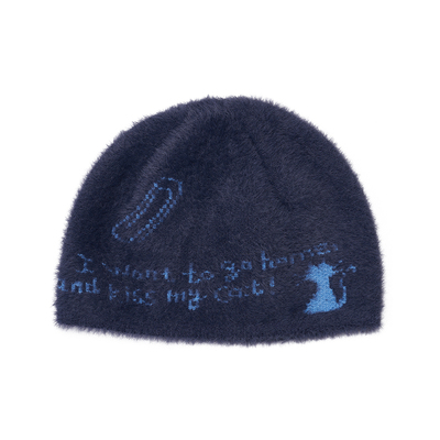 wishmore针织冷帽小众显脸小