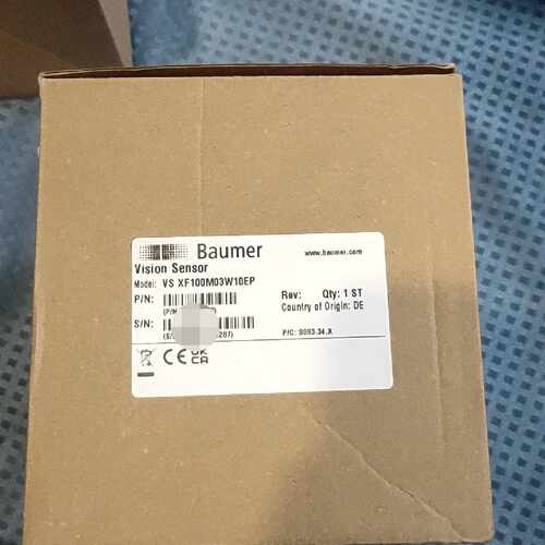 溢价-Baumer视觉传感器VS XF100M03W10EP，