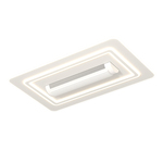 2025新款客厅灯无叶风扇灯极简高档卧室客厅静音灯吹风照明一体灯