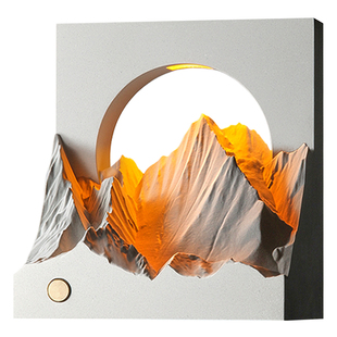 泥想国日照金山香薰灯礼品卧室氛围灯床头灯小夜灯生日礼物女生