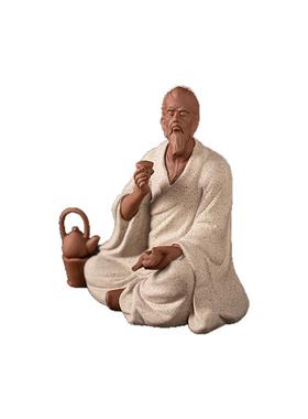 紫砂茶室客厅茶圣陆羽伯牙钟子期