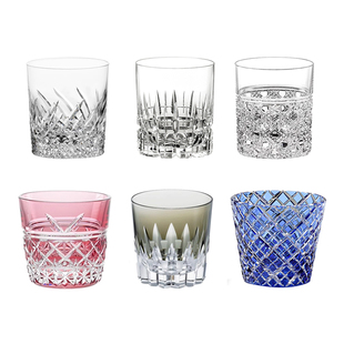 【入会享礼】日本江户切子KAGAMI威士忌杯水晶玻璃洋酒杯洛克杯