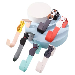 门后挂钩免打孔玄关门背后衣服挂衣架柜门上挂架收纳神器办公室桌