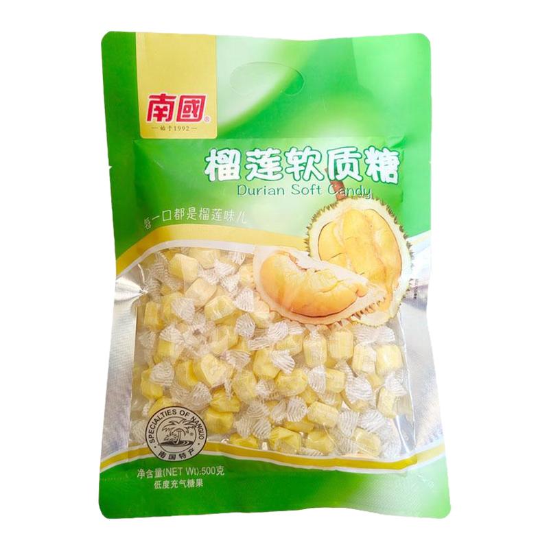 南国榴莲软质糖500g年货硬糖手信