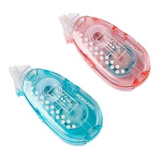 日本KOKUYO国誉点点胶淡彩点状双面胶高粘度可换替芯修正带式学生用两面透明胶带手账贴纸工具手工粘贴用品