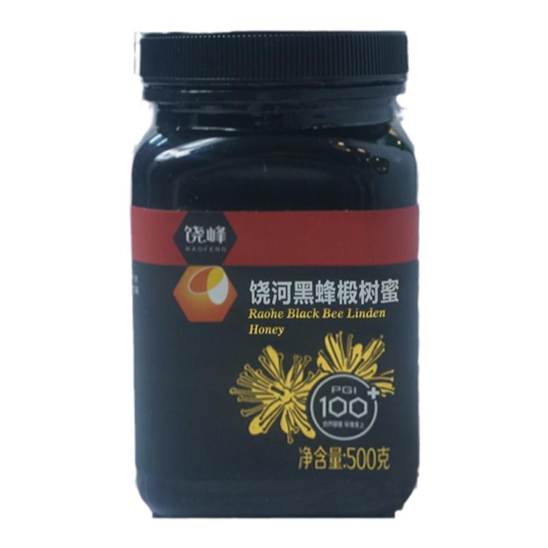 饶河东北黑蜂椴树蜜500g农家自产