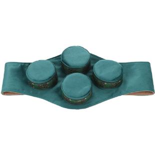 艾灸盒随身灸家用工器具纯铜镂空热敷包无烟熏蒸全身悬炙条柱罐子