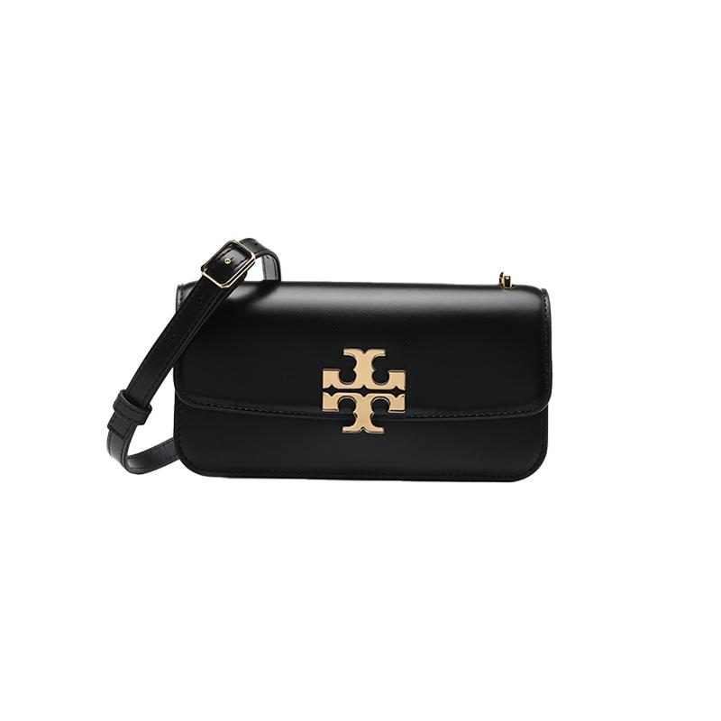 【自营】Tory Burch/汤丽柏琦Eleanor金属徽标磁扣翻盖单肩斜挎包