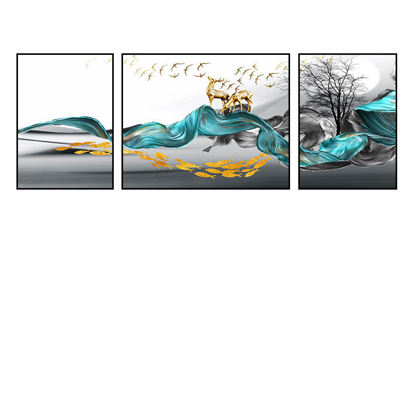 楼梯装饰画现代简约走廊挂画客厅