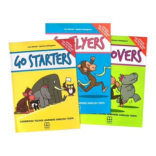 英国剑桥少儿英语YLE考试教材Go Starters Movers Flyers 1 2 3级 学生教材 CAMBRIDGE YOUNG LEARNERS ENGLISH TESTS