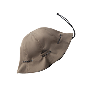 马登工装复古黑色两用渔夫帽便携手提零钱包钱袋帽遮阳帽子男女夏