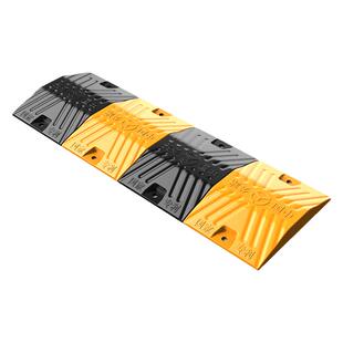 减速带橡胶家用汽车停车斜坡限速缓冲带公路道路减速板铸钢减速垄