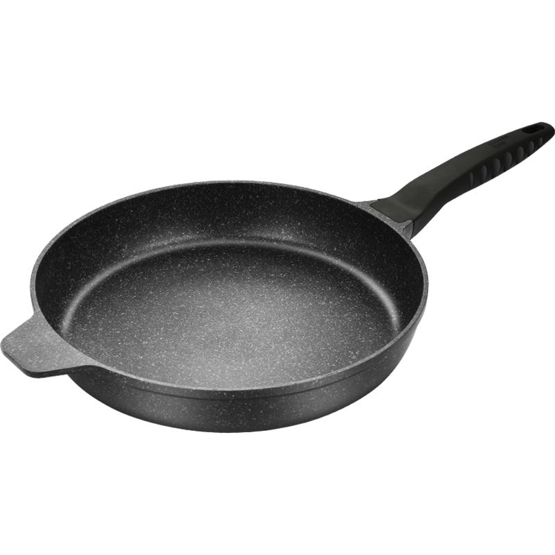 炊大皇平底鍋麥飯石色不粘鍋煎餅鍋32cm家用煎鍋電磁爐燃?xì)庠钸m用