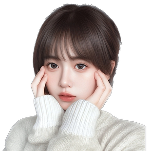 齐刘海假发女片头顶补发蓬松真发全真人发高颅顶遮白发空气假刘海