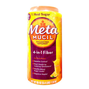 美国直邮美达施Metamucil膳食纤维粉260次橙味饱腹纤维素果蔬代餐