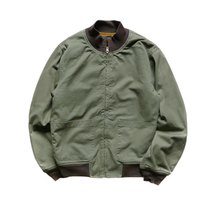 LifeCycle复刻狂怒坦克服阿美咔叽军事立领夹克复古加厚宽松外套