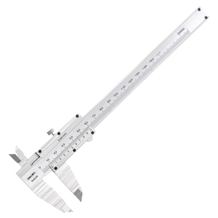 得力不锈钢游标卡尺工业级高精度家用数显油标卡尺小型测量尺工具