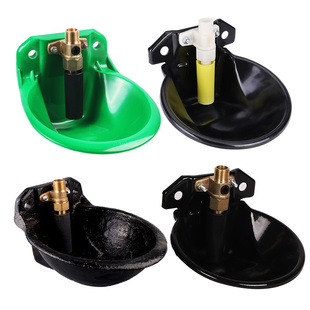 铸铁羊饮水碗铜阀碗式加大羊用自动饮水器羊喝水碗羊饮水槽饮水碗